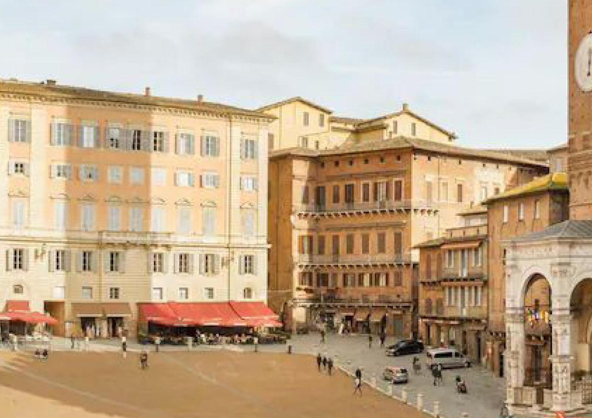 The Balcony Suite - Affaccio Su Piazza Del Campo Siena Kültér fotó
